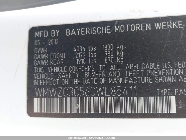 2012 MINI COOPER S COUNTRYMAN WMWZC3C56CWL85411 Photo 8