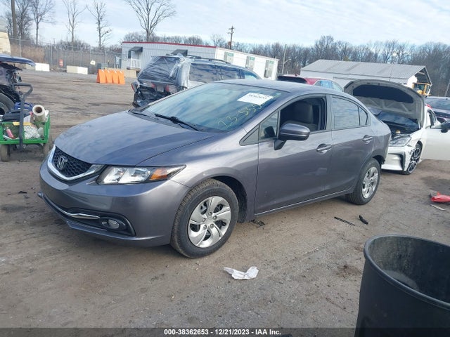 Honda Civic Lx 2014 2HGFB2F57EH521921 Image 2