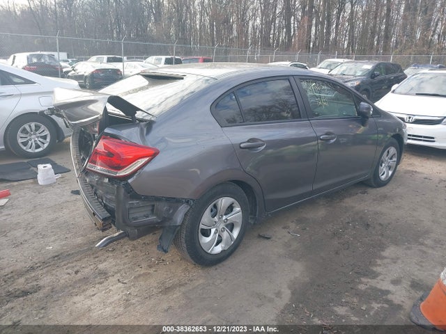Honda Civic Lx 2014 2HGFB2F57EH521921 Image 4