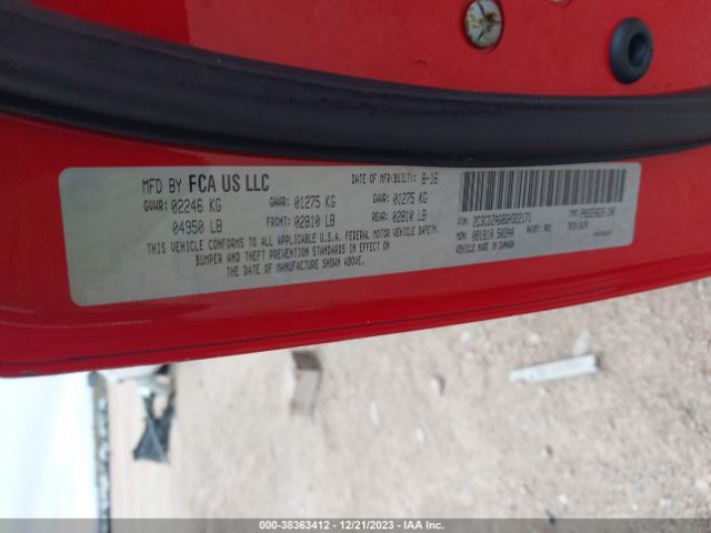 2C3CDZAG8GH322171 Dodge Challenger Sxt Plus