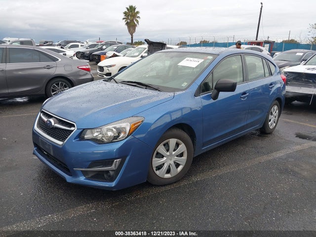 2016 SUBARU IMPREZA 2.0I VIN: JF1GPAA65G8349577