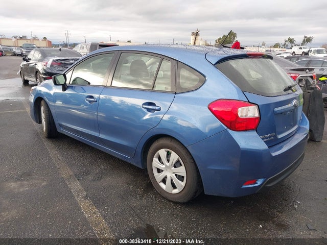 2016 SUBARU IMPREZA 2.0I VIN: JF1GPAA65G8349577