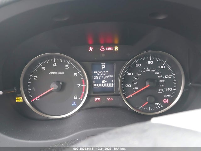 2016 SUBARU IMPREZA 2.0I VIN: JF1GPAA65G8349577
