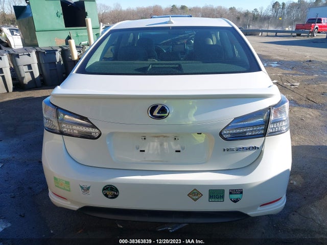 2011 LEXUS HS 250H VIN: JTHBB1BA8B2045546