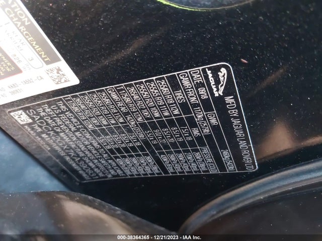 2019 JAGUAR F-PACE SADCK2GX7KA390831 Photo 8