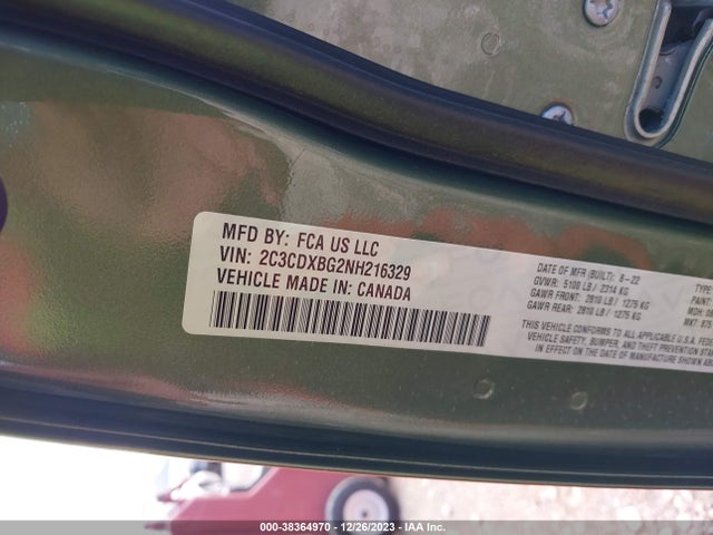 Dodge Charger Sxt Rwd 2022 2C3CDXBG2NH216329 Image 9