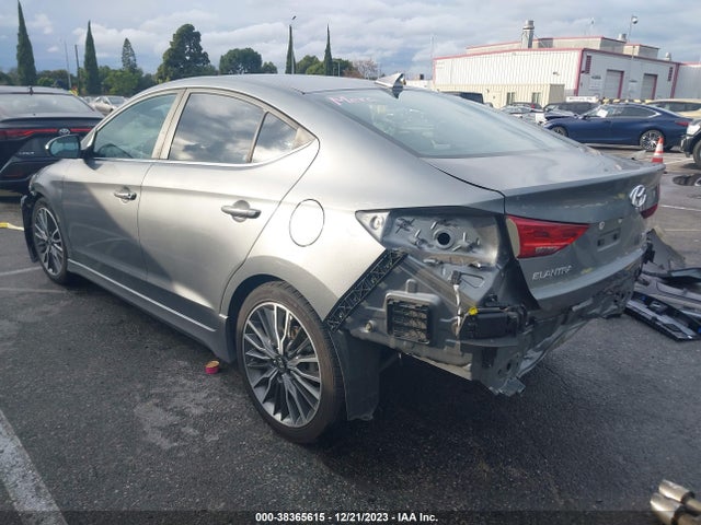 2018 HYUNDAI ELANTRA SPORT VIN: KMHD04LB6JU476135
