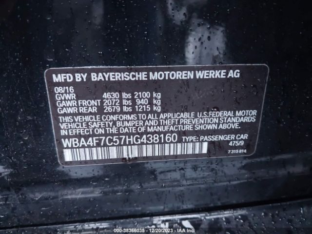 WBA4F7C57HG438160 BMW 430i Gran Coupe