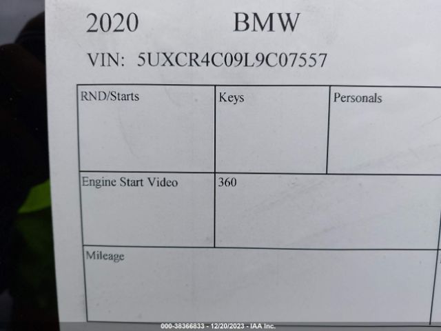 5UXCR4C09L9C07557 BMW X5 Sdrive40i