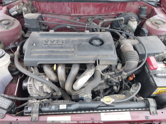 2002 TOYOTA COROLLA S VIN: 1NXBR12E12Z580301