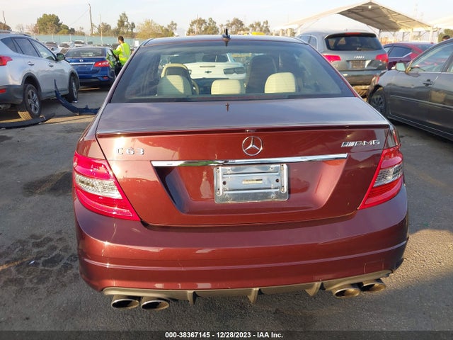 2009 MERCEDES-BENZ C 63 AMG VIN: WDDGF77X79F263336