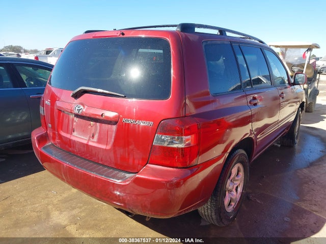2004 TOYOTA HIGHLANDER V6 VIN: JTEGP21AX40018584