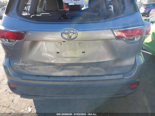 Toyota Highlander Le V6 2015 5TDZKRFH6FS064553 Image 6