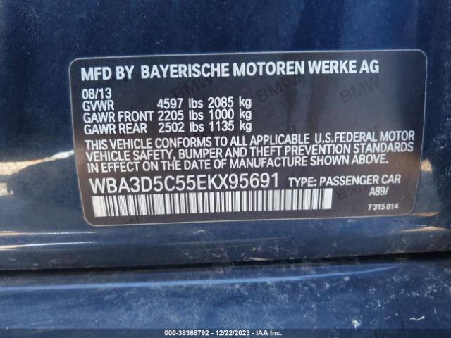 WBA3D5C55EKX95691 BMW 328d Xdrive