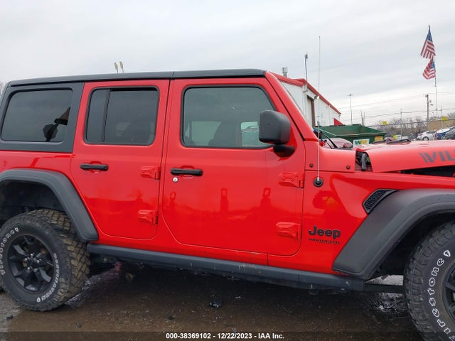 2021 JEEP WRANGLER UNLIMITED WILLYS 4X4 VIN: 1C4HJXDN7MW562950
