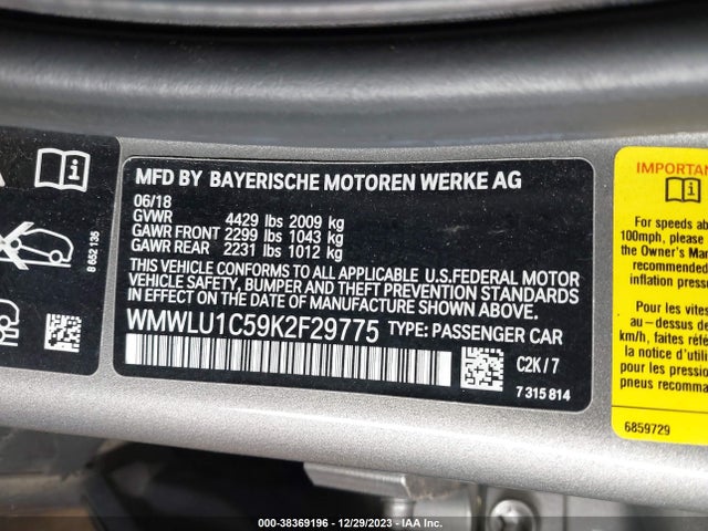 2019 MINI CLUBMAN WMWLU1C59K2F29775 Photo 8