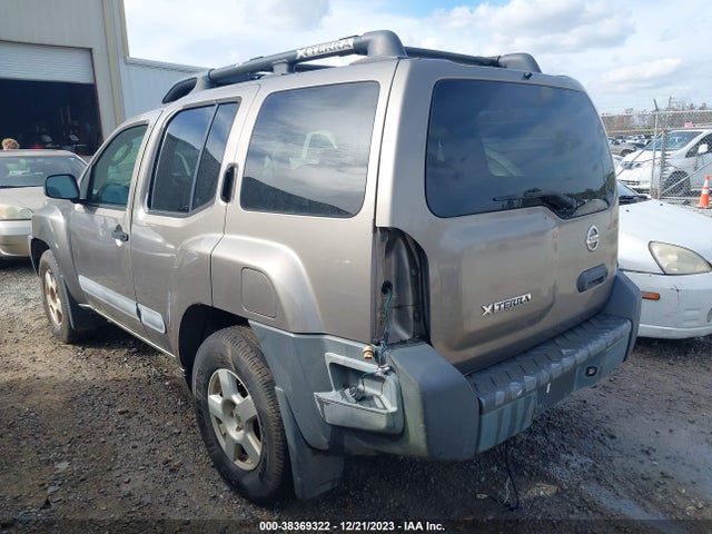 2005 NISSAN XTERRA S VIN: 5N1AN08U75C648627
