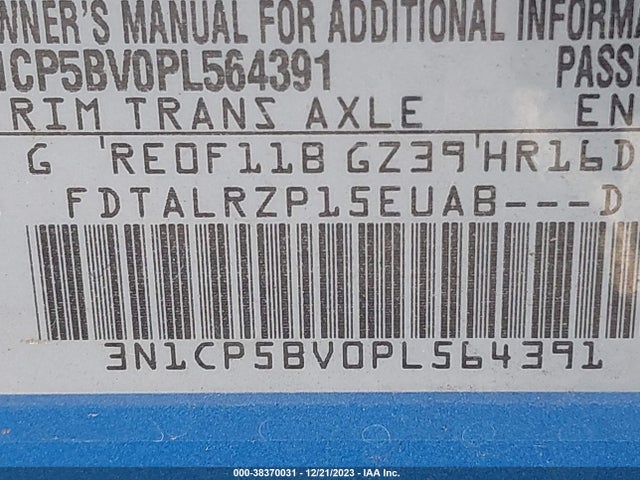 Nissan Kicks S Xtronic Cvt 2023 3N1CP5BV0PL564391 Image 9