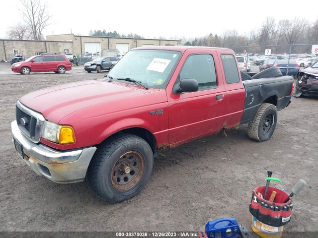 2004 FORD RANGER SUPER CAB VIN: 1FTZR15E74PB11598