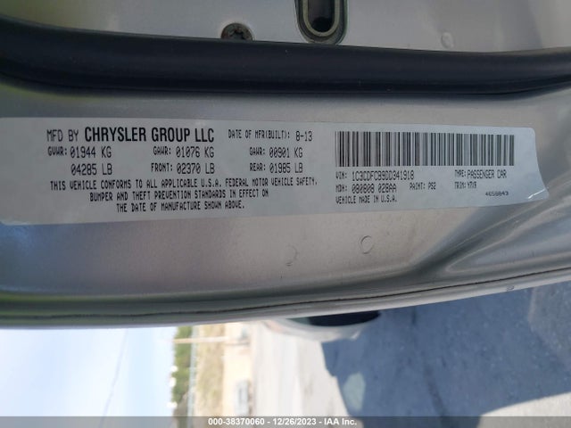 2013 DODGE DART LIMITED/GT VIN: 1C3CDFCB9DD341918