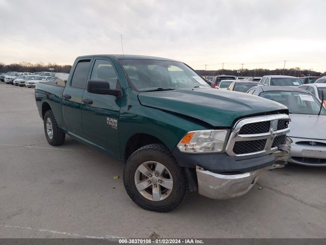 2019 RAM 1500 CLASSIC TRADESMAN QUAD CAB 4X4 6'4 BOX VIN: 1C6RR7FG1KS645331