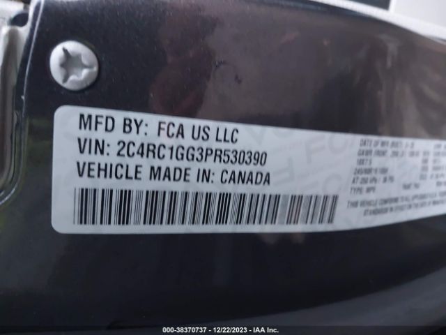 2C4RC1GG3PR530390 Chrysler Pacifica Limited
