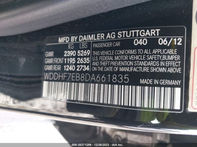2013 MERCEDES-BENZ E 63 AMG WDDHF7EB8DA661835 Photo 8