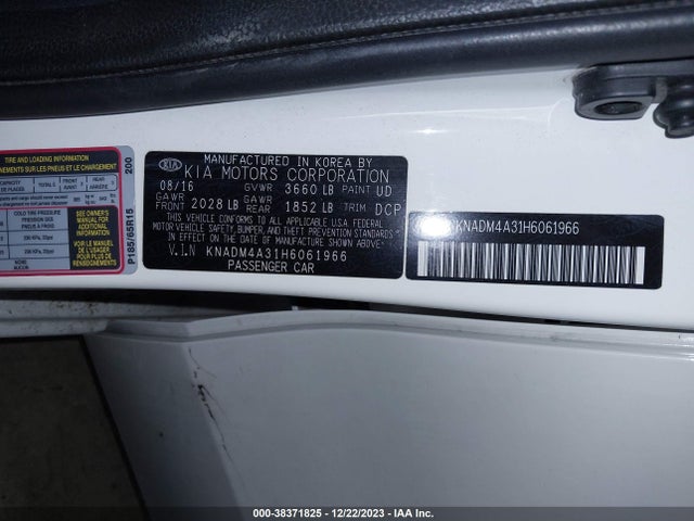 KIA RIO LX 2017 KNADM4A31H6061966 Image 9