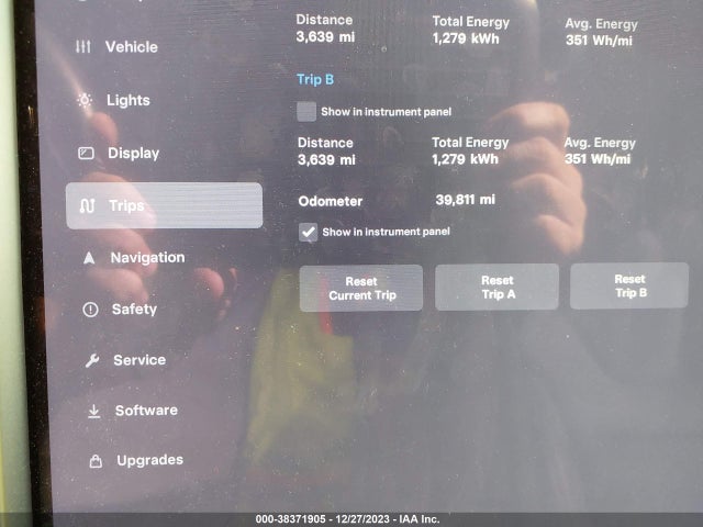 2019 TESLA MODEL X 100D/75D/LONG RANGE/STANDARD RANGE VIN: 5YJXCDE29KF160907