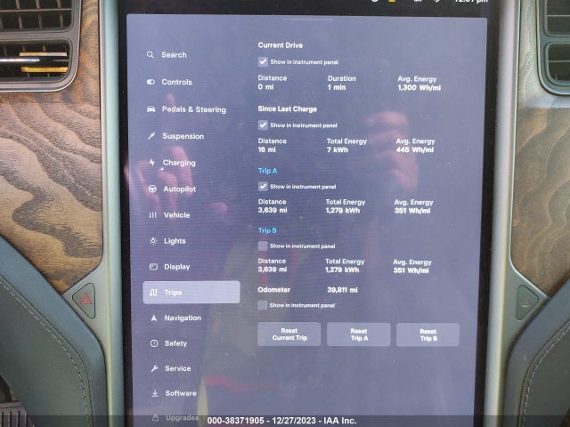 2019 TESLA MODEL X 100D/75D/LONG RANGE/STANDARD RANGE VIN: 5YJXCDE29KF160907