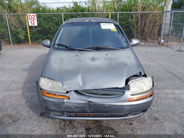 2006 CHEVROLET AVEO LS VIN: KL1TD56616B535708