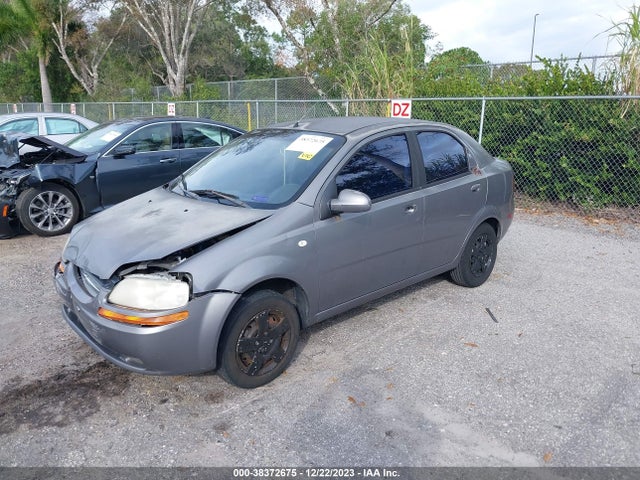 2006 CHEVROLET AVEO LS VIN: KL1TD56616B535708