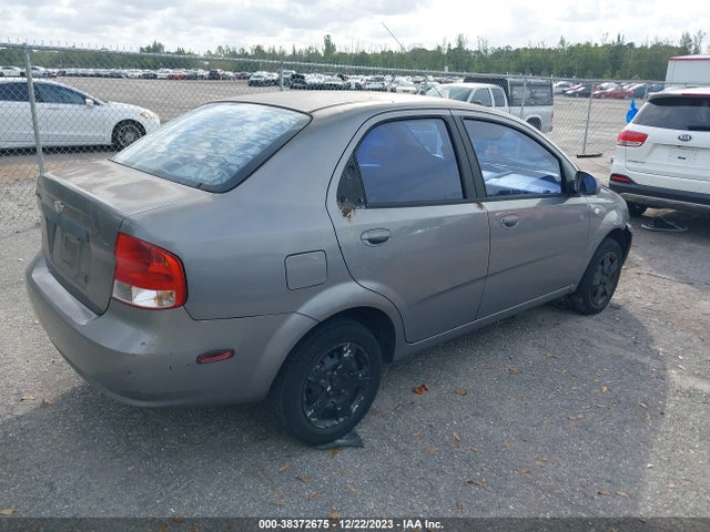 2006 CHEVROLET AVEO LS VIN: KL1TD56616B535708