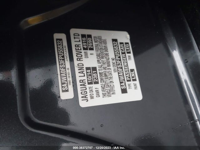 2015 JAGUAR XF SAJWA0FS3FPU55832 Photo 8