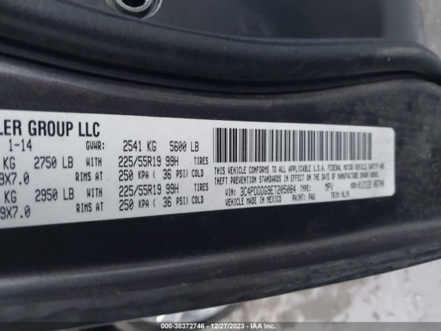 3C4PDDDG9ET205084 Dodge Journey Limited