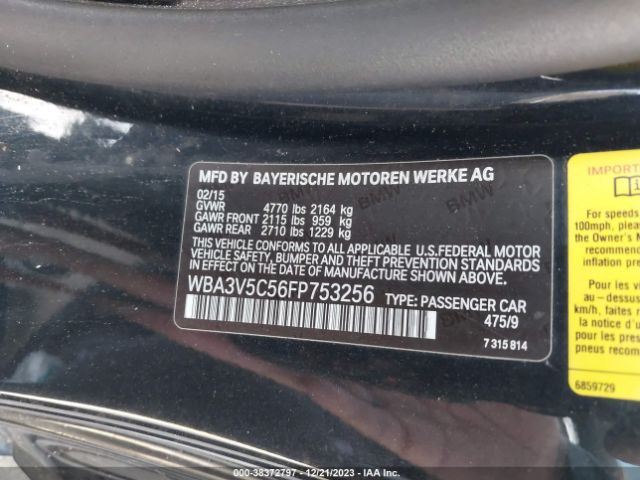 WBA3V5C56FP753256 BMW 428i
