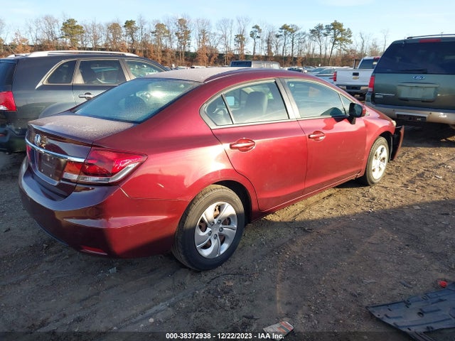 2014 HONDA CIVIC LX VIN: 2HGFB2F52EH540005