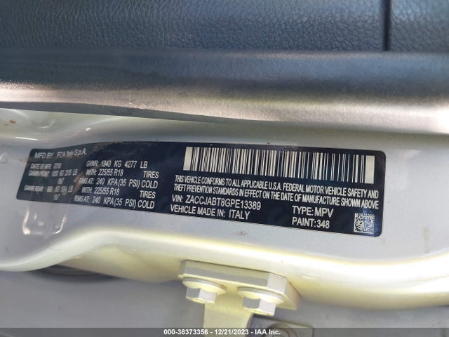 ZACCJABT8GPE13389 Jeep Renegade 75th Anniversary
