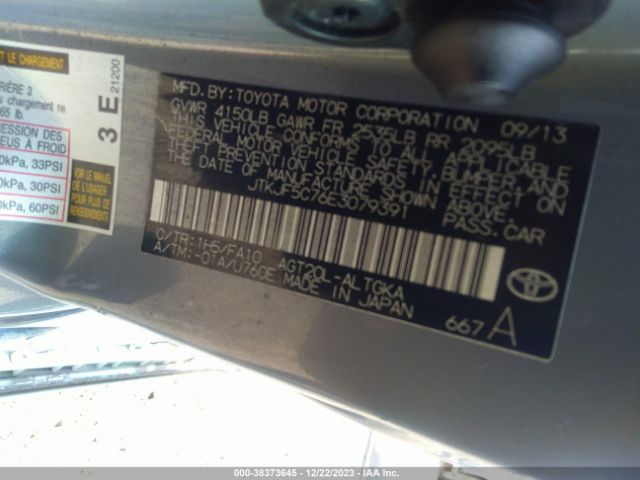 JTKJF5C76E3079391 Scion TC