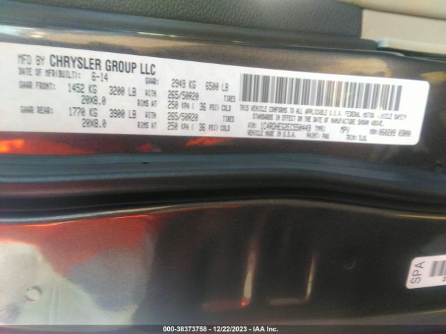 1C4RDHEG2EC550449 Dodge Durango Citadel