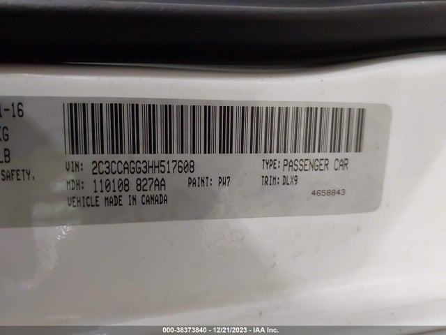 Chrysler 300 300s 2017 2C3CCAGG3HH517608 Image 9