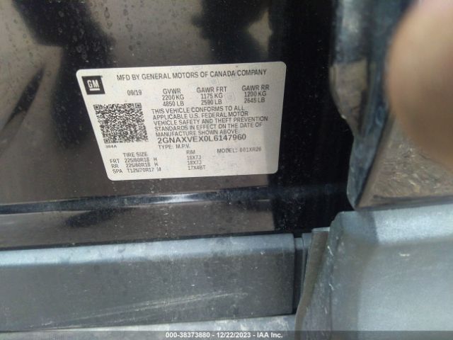 2020 CHEVROLET EQUINOX 2GNAXVEX0L6147960 Photo 8