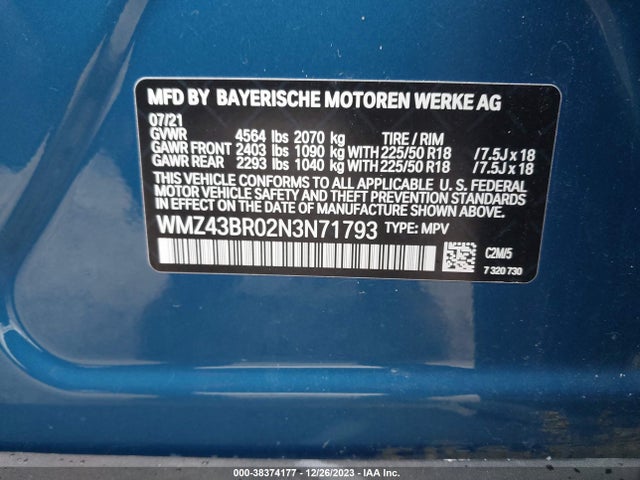 2022 MINI COUNTRYMAN WMZ43BR02N3N71793 Photo 8
