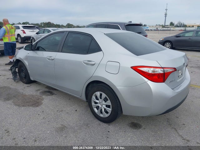 2016 TOYOTA COROLLA L VIN: 2T1BURHE4GC500440
