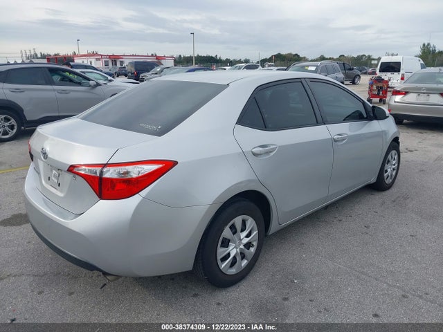 2016 TOYOTA COROLLA L VIN: 2T1BURHE4GC500440