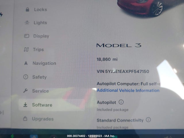 2023 TESLA MODEL 3 5YJ3E1EAXPF547150 Photo 6