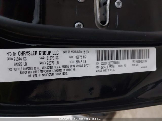 1C3CDFCB2ED668954 Dodge Dart Limited