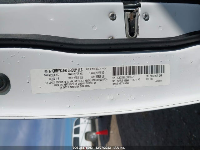 Dodge Charger Se 2014 2C3CDXBG1EH303557 Image 9