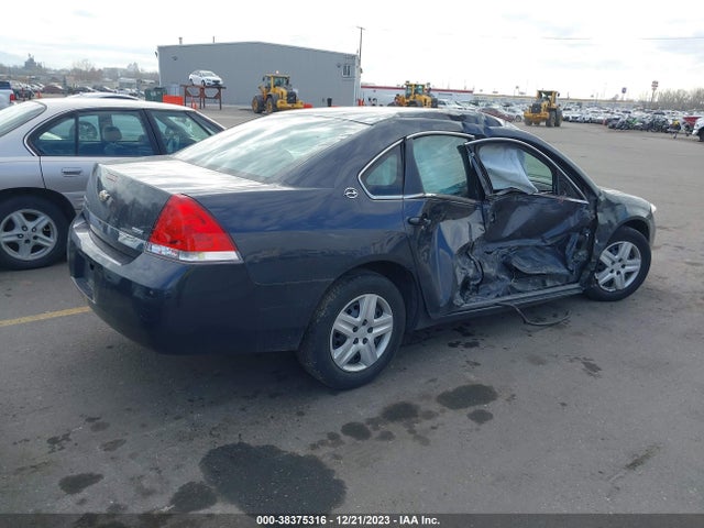 2008 CHEVROLET IMPALA LS VIN: 2G1WB58K781250321