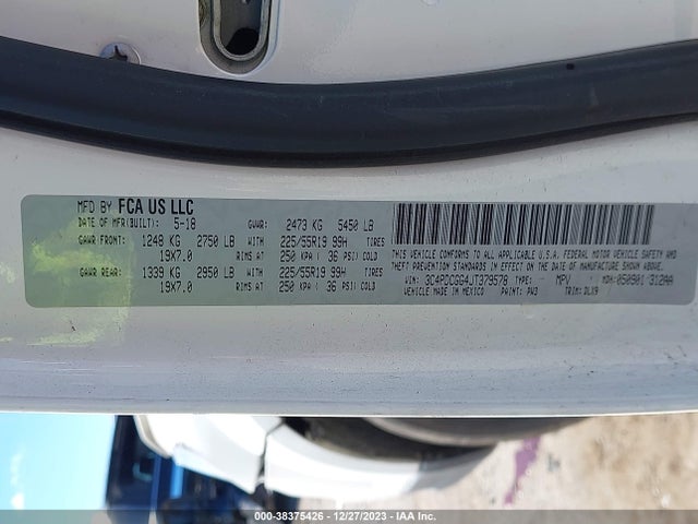 Dodge Journey Crossroad 2018 3C4PDCGG4JT379578 Image 9